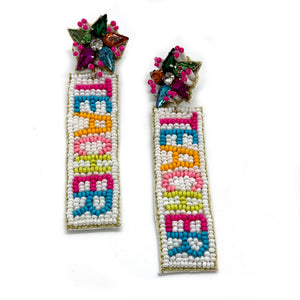 Teacher Beaded Earrings