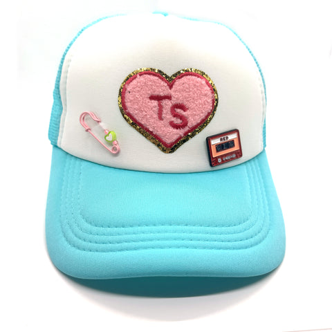 TS Swiftie Heart Blue Trucker