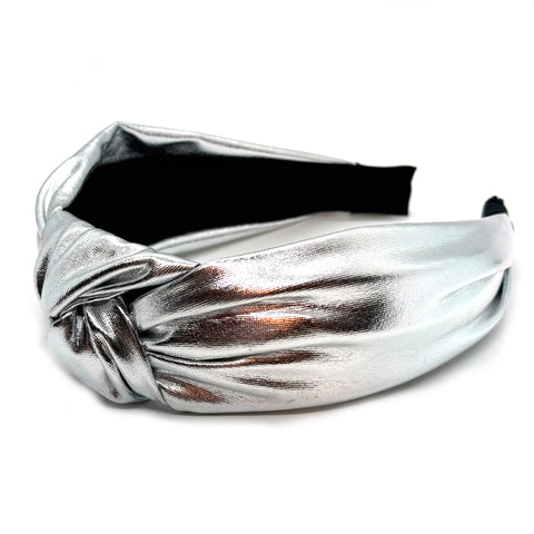 Silver Metallic Headband