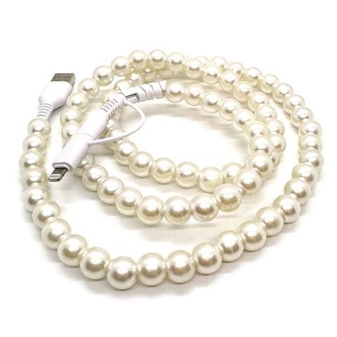 Pearl Beaded Charger