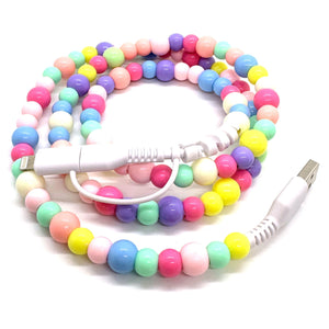 Rainbow Beaded Charger