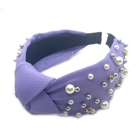Lavender Embellished Headband