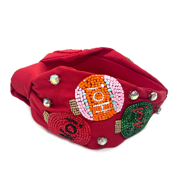 Red HoHoHo Headband