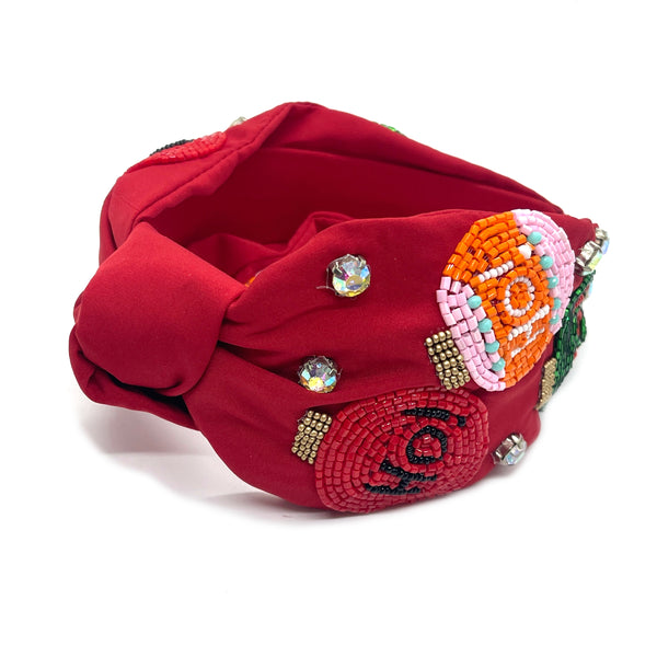 Red HoHoHo Headband