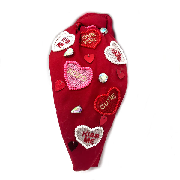 Red Valentine's Day Headband