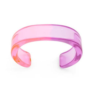 Pink Ombre Acrylic Cuff Bracelet