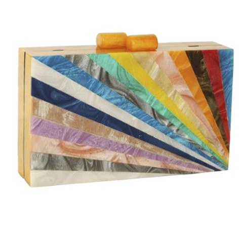 Rainbow Acrylic Handbag
