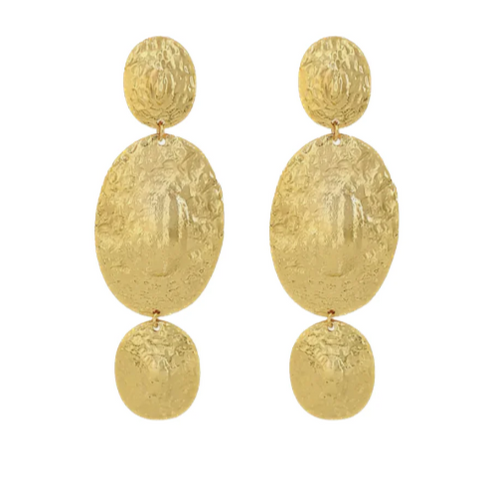 Maya Gold Drop Earrings by Accessory Concierge