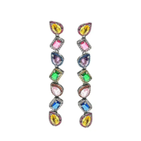 Dripping Jewel Drop Earrings by Accessory Concierge