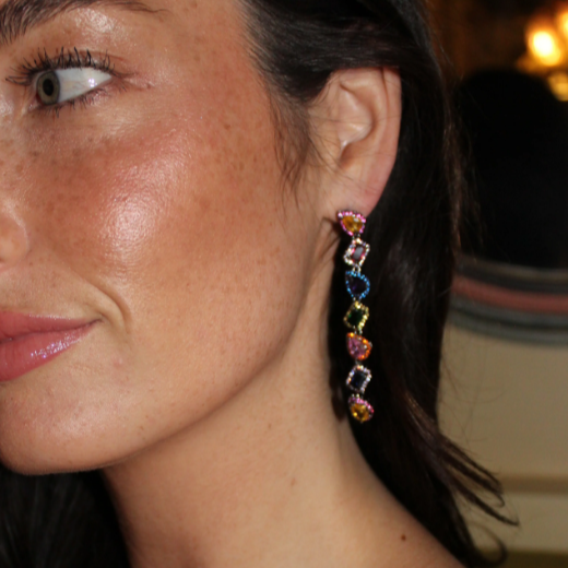 Dripping Jewel Drop Earrings by Accessory Concierge