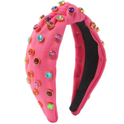 Pink Multi Jewel Headband