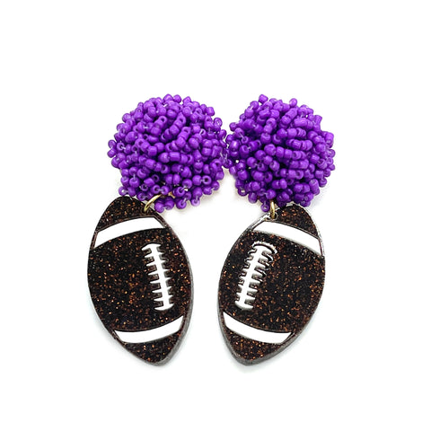 Football Earrings