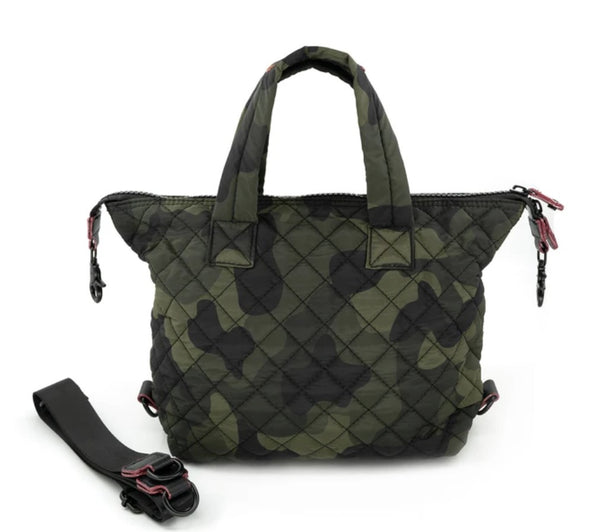 Nylon Quilted Mini Tote