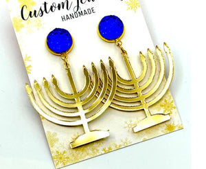 Hanukkah Earrings