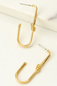Love Knot Wire Hook Earrings